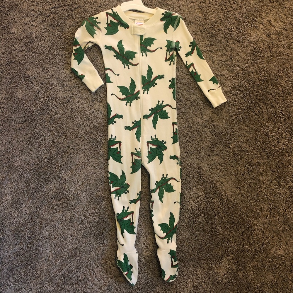 Hanna Anderson Footed Dragon Pajamas